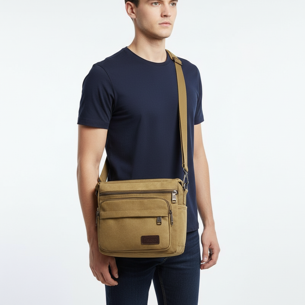 Bella Canvas Crossbody Messenger Bag