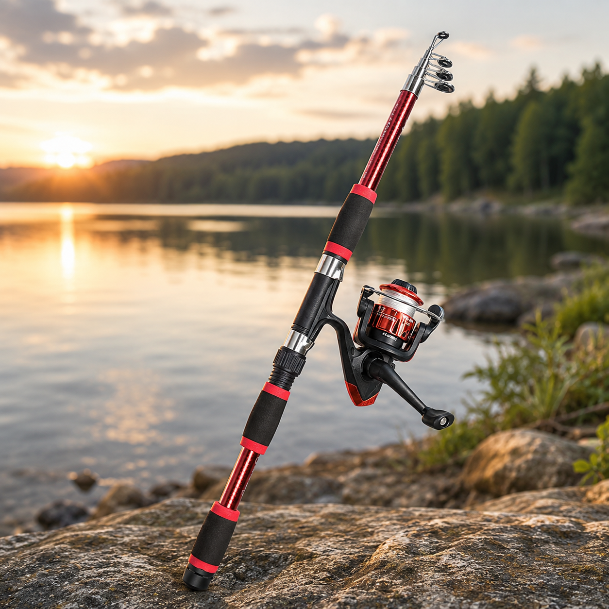 Bella | Castaway Telescopic Travel Fishing Rod Set