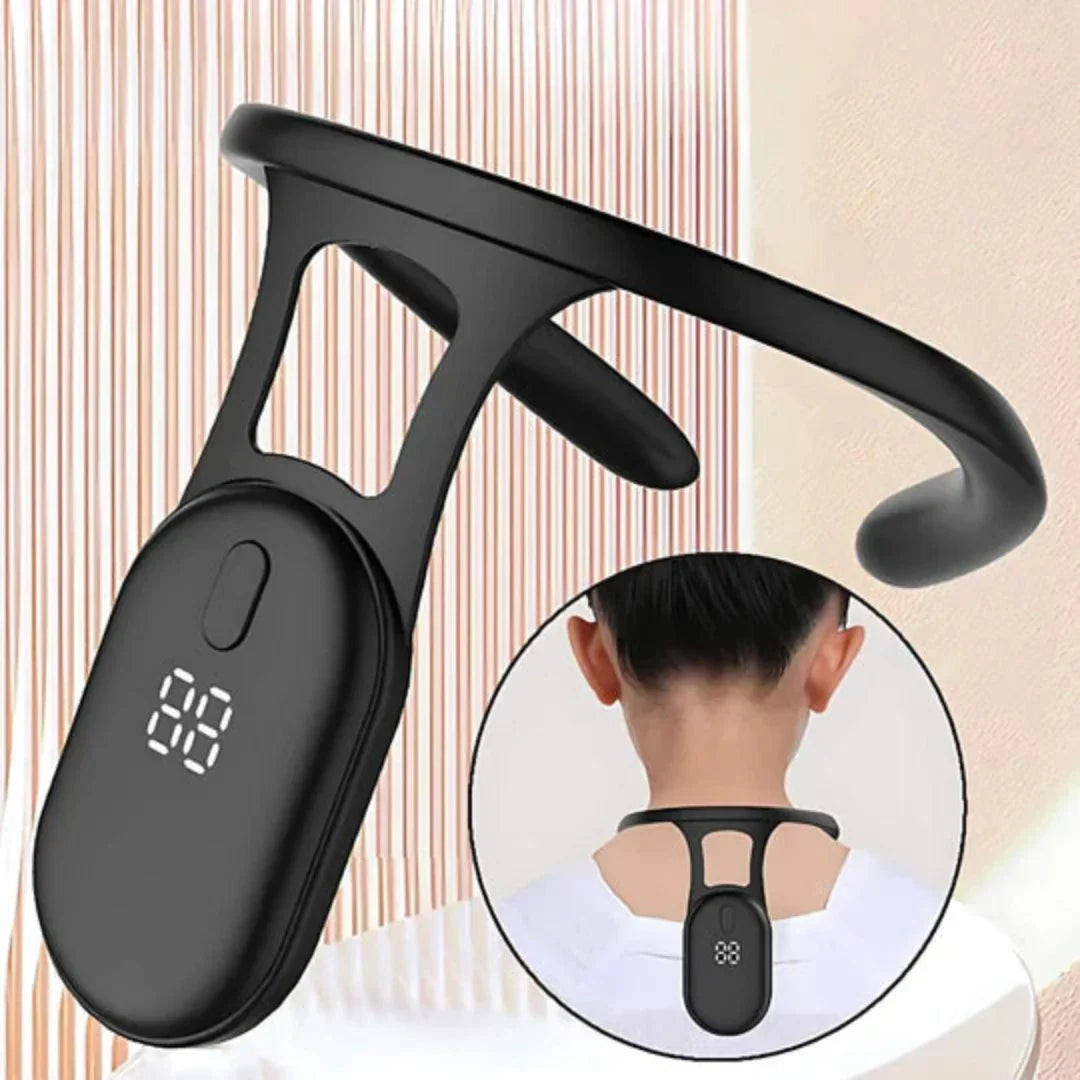 Bella | Cervical Spine Traction Neck Support for Posture Correction | Adjustable Neck and Back Posture Corrector | Spine Alignment and Relief | Real-Time Feedback