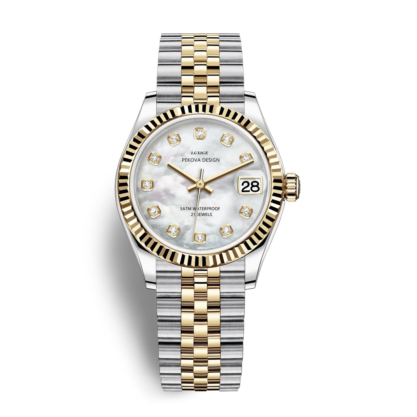 Bella Classic Design Stainless Steel Wristwatch