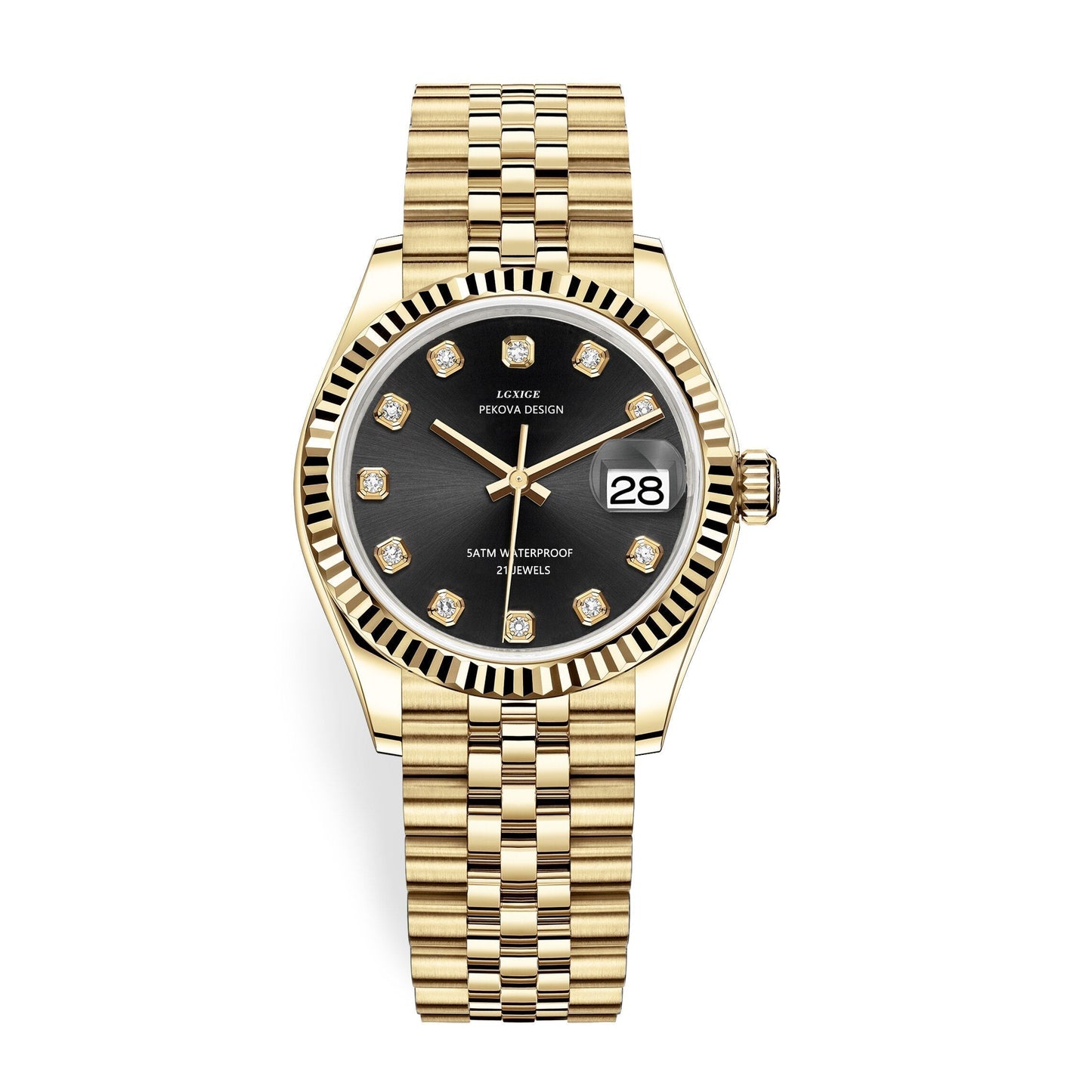 Bella Classic Design Stainless Steel Wristwatch