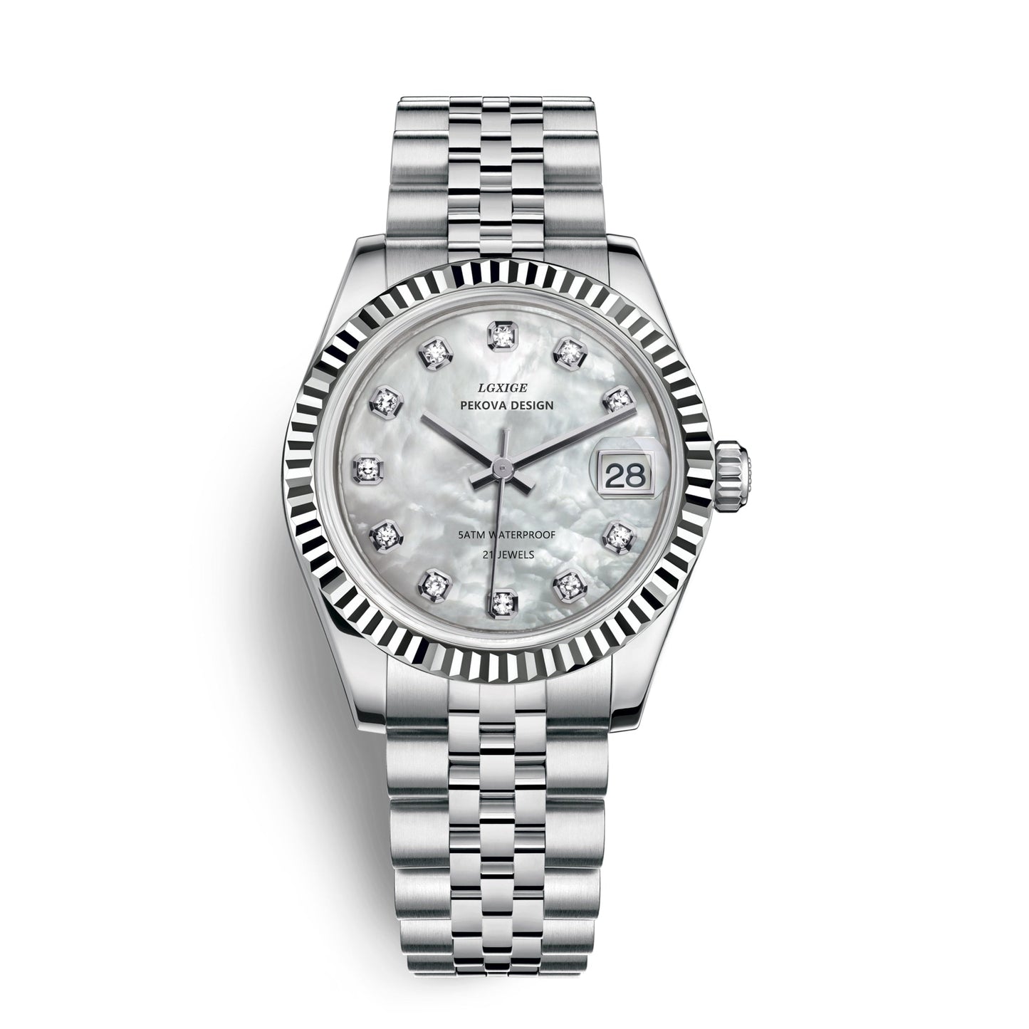 Bella Classic Design Stainless Steel Wristwatch