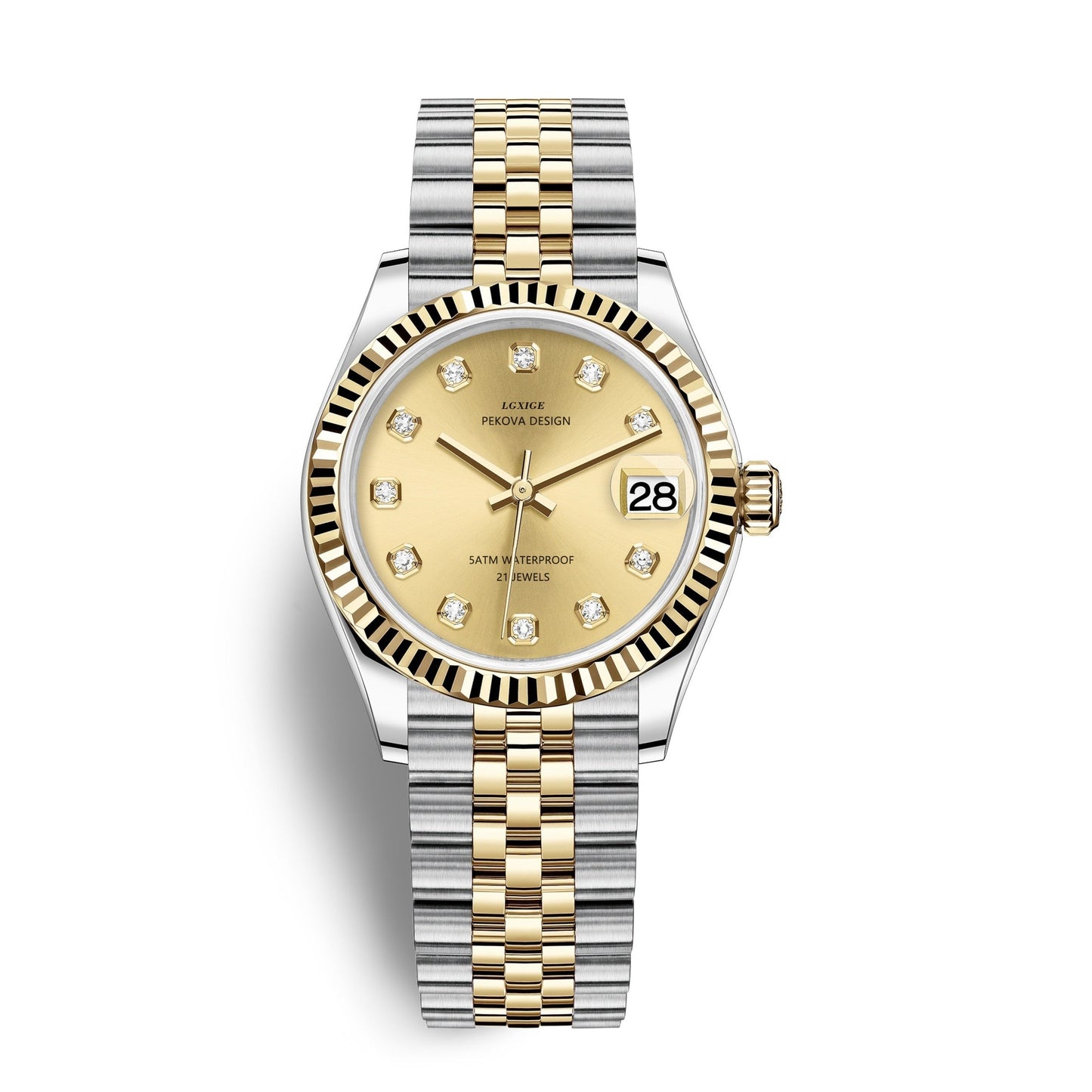 Bella Classic Design Stainless Steel Wristwatch