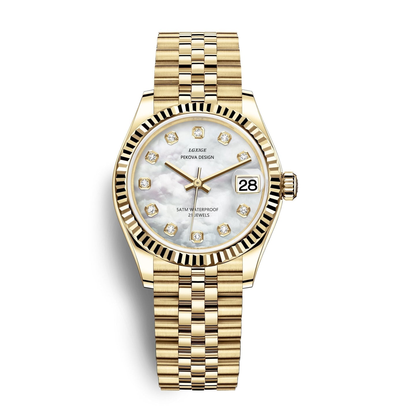 Bella Classic Design Stainless Steel Wristwatch