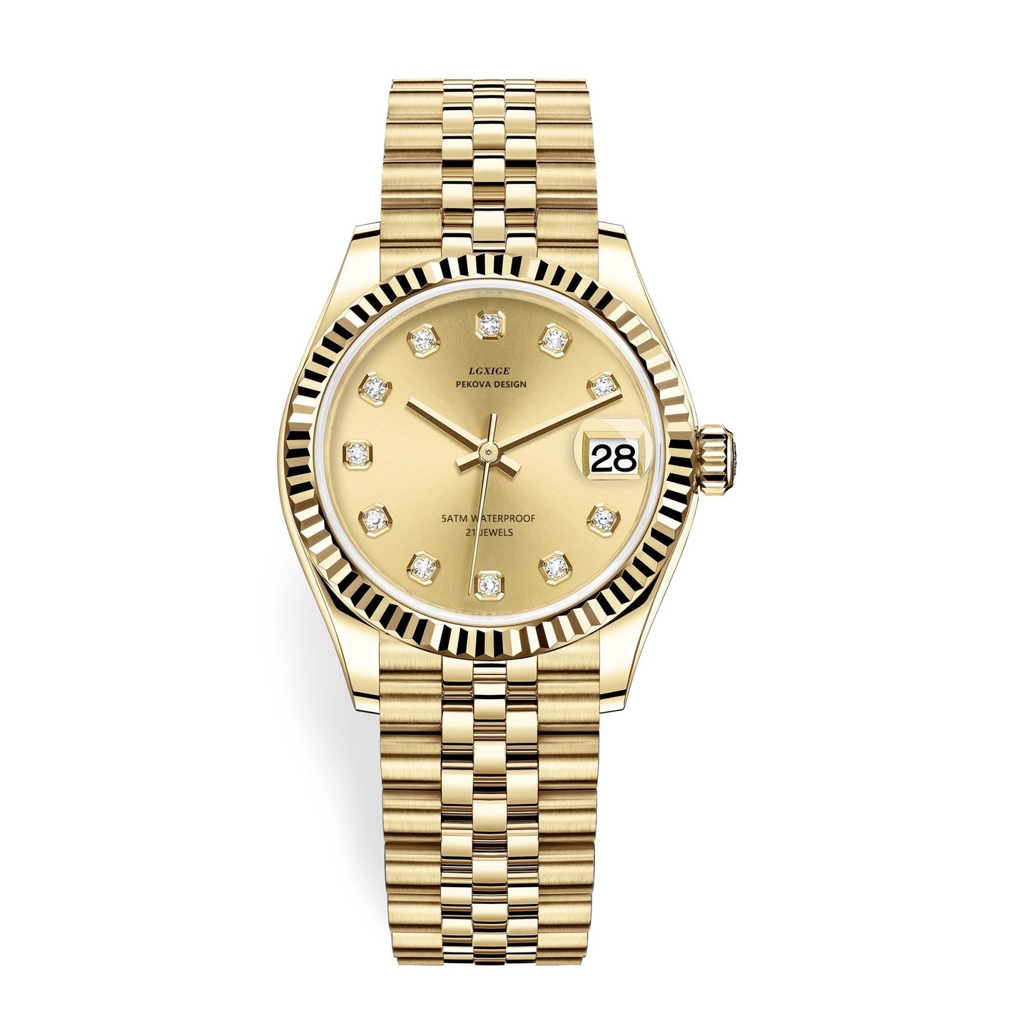 Bella Classic Design Stainless Steel Wristwatch