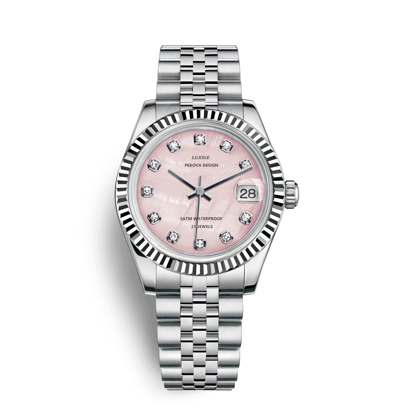 Bella Classic Design Stainless Steel Wristwatch
