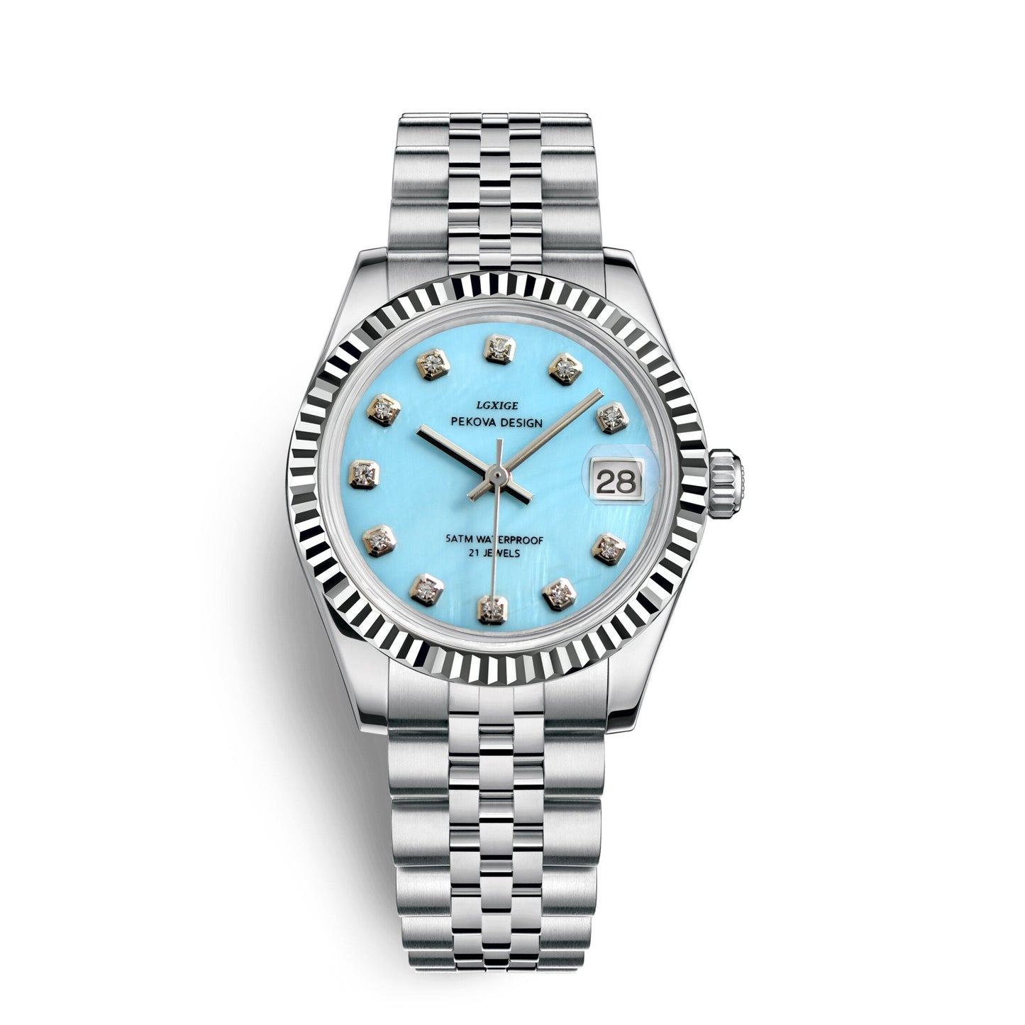 Bella Classic Design Stainless Steel Wristwatch