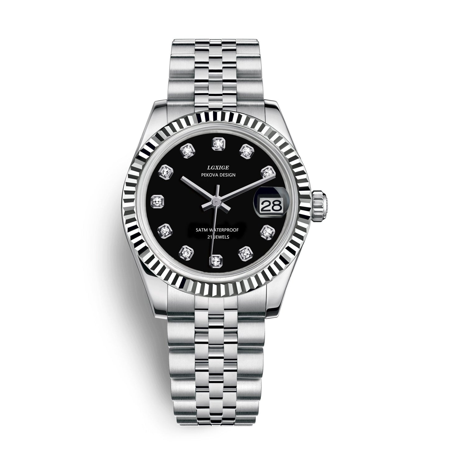 Bella Classic Design Stainless Steel Wristwatch