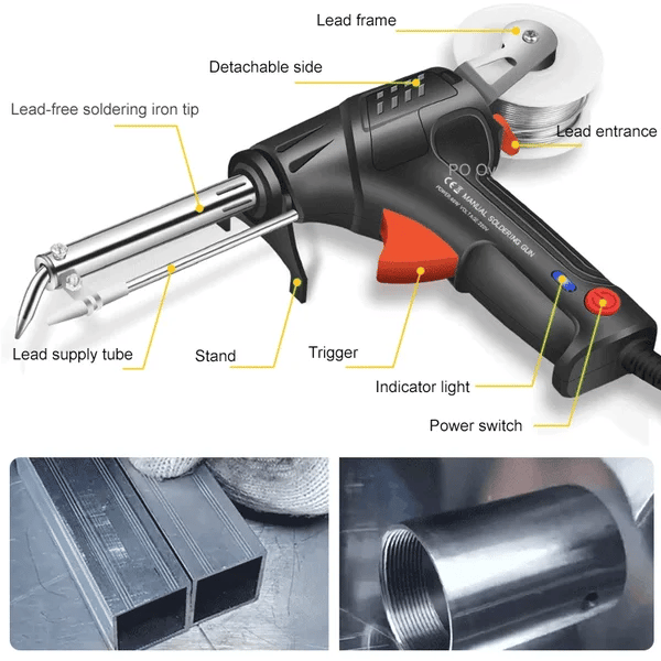 Bella Electric Welding Tool with Rapid 20s Heat-Up, 2-in-1 Welding & Cutting, Ergonomic Handle