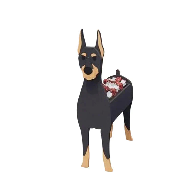 Bella | Flower Pot - Pawsome - Dog Plant Container - Various Breeds