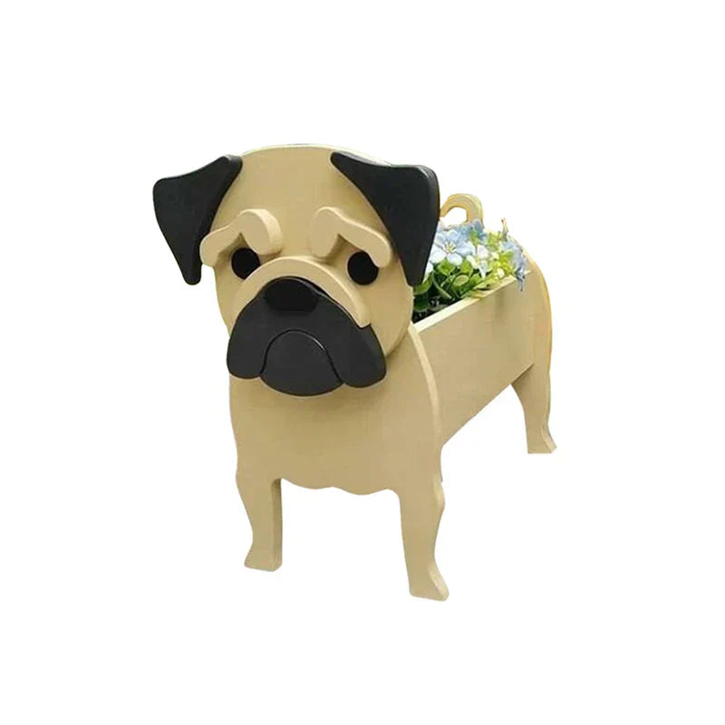 Bella | Flower Pot - Pawsome - Dog Plant Container - Various Breeds