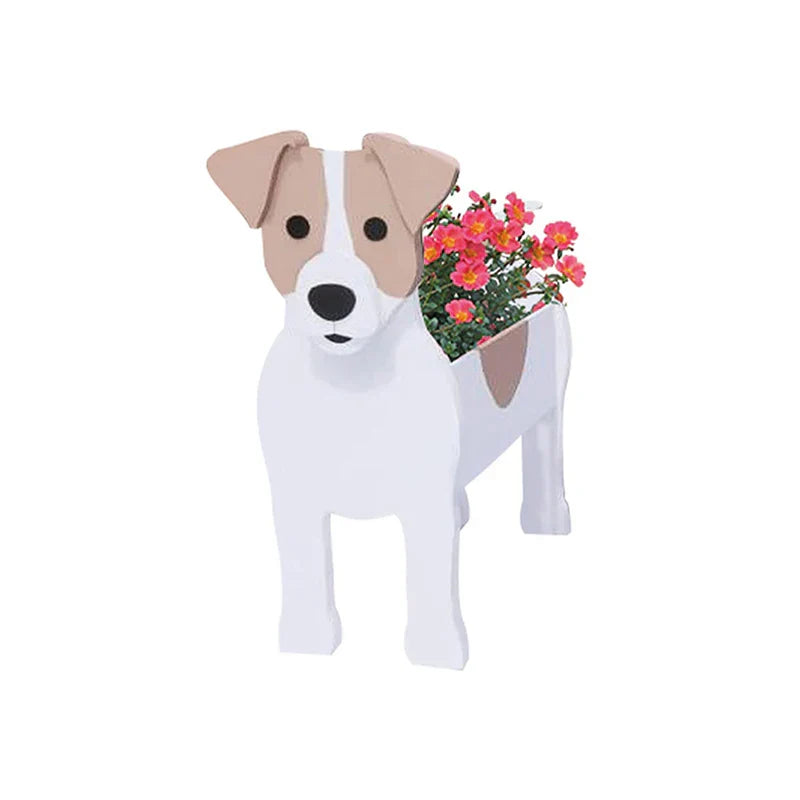 Bella | Flower Pot - Pawsome - Dog Plant Container - Various Breeds