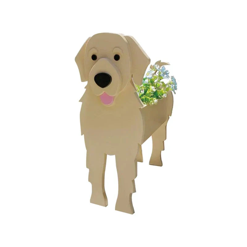 Bella | Flower Pot - Pawsome - Dog Plant Container - Various Breeds