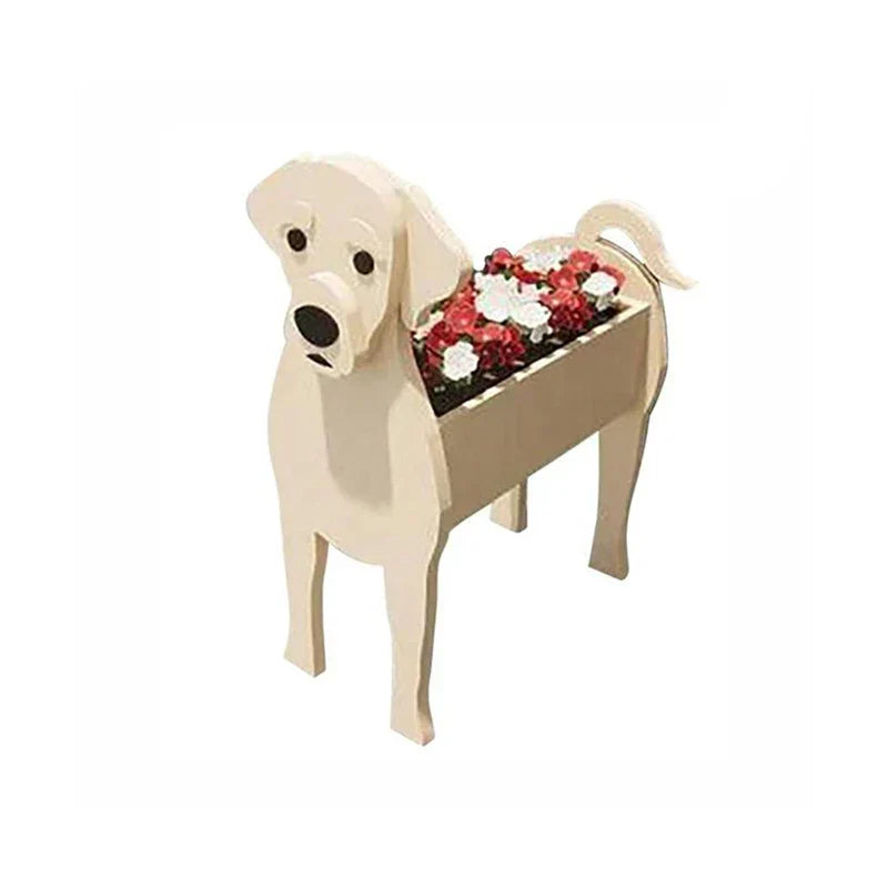 Bella | Flower Pot - Pawsome - Dog Plant Container - Various Breeds