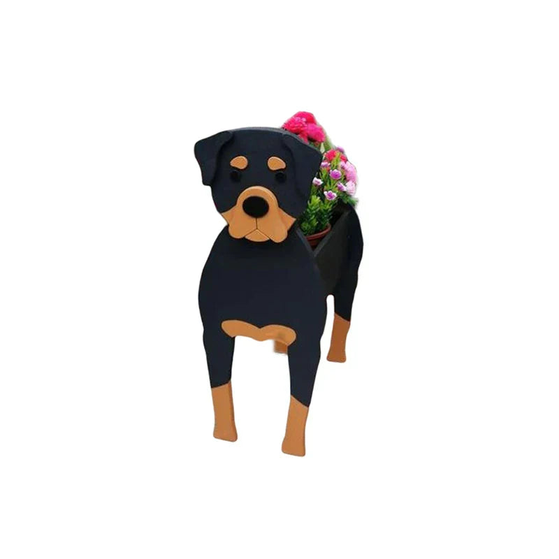 Bella | Flower Pot - Pawsome - Dog Plant Container - Various Breeds