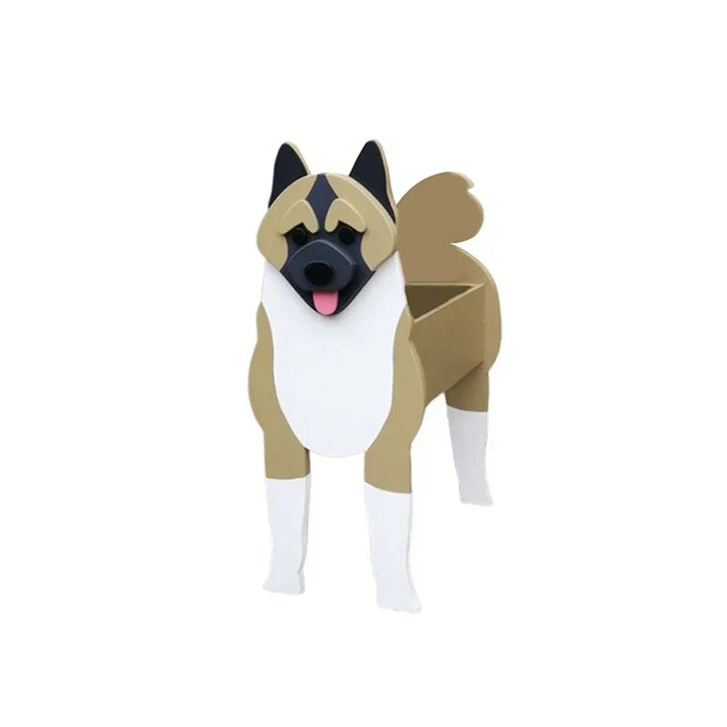 Bella | Flower Pot - Pawsome - Dog Plant Container - Various Breeds