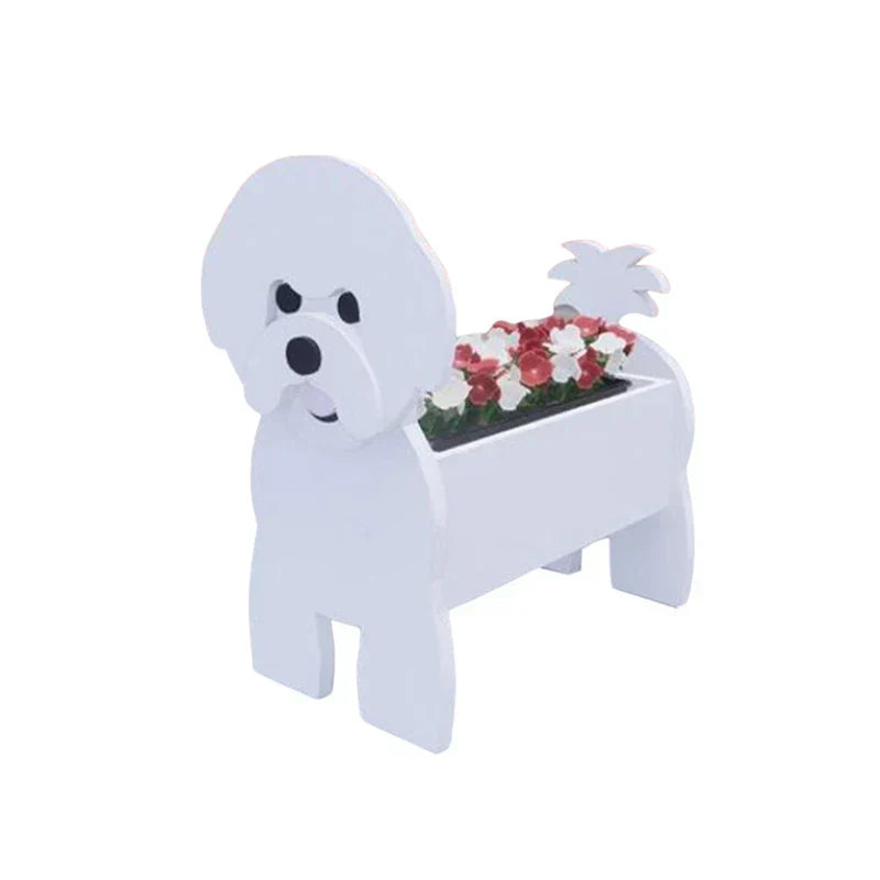Bella | Flower Pot - Pawsome - Dog Plant Container - Various Breeds