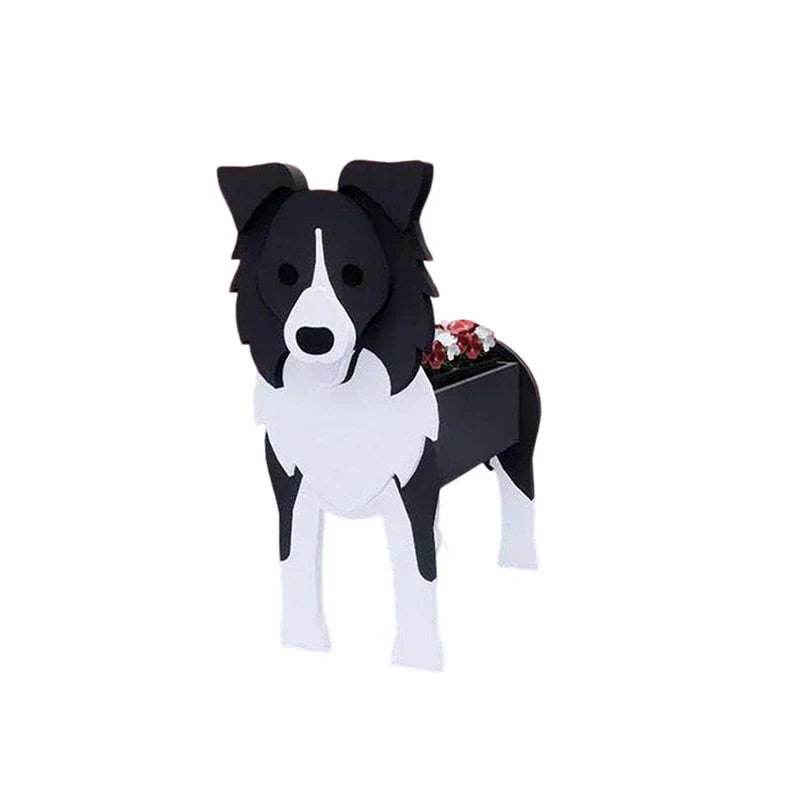 Bella | Flower Pot - Pawsome - Dog Plant Container - Various Breeds