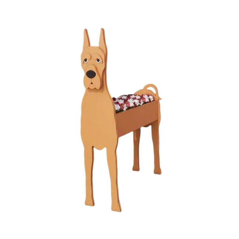 Bella | Flower Pot - Pawsome - Dog Plant Container - Various Breeds