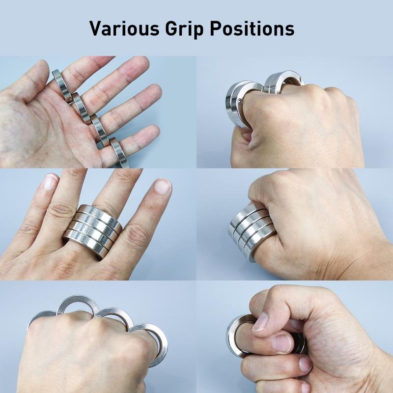 Bella | Foldable Four-Ring Titanium Steel Fidget Toy