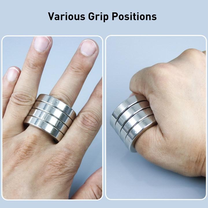 Bella | Foldable Four-Ring Titanium Steel Fidget Toy