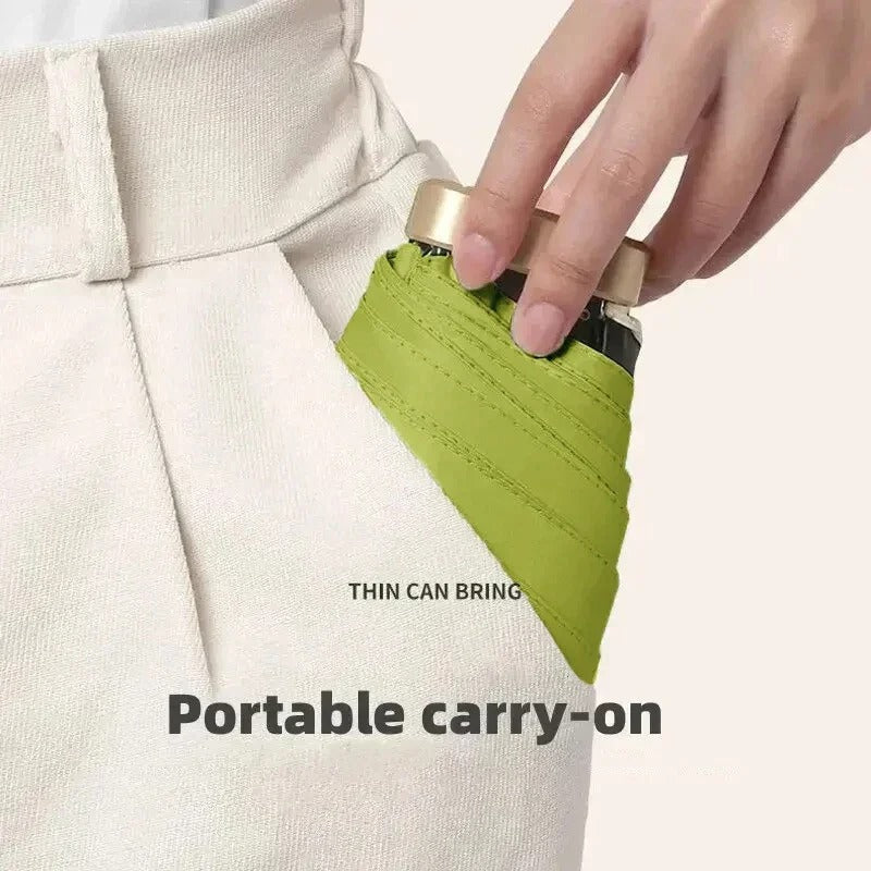Bella | Foldable Mini Umbrella Solara – Compact, UV Protection & Wind Resistant