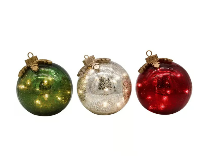 Bella | GlowSphere LED Christmas Ball – Warm Ambient Lighting with Timer Function