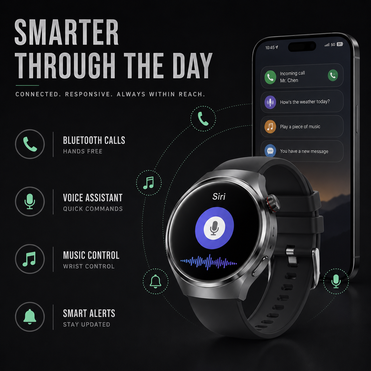 Bella | Health Smartwatch with Blood Pressure Tracker