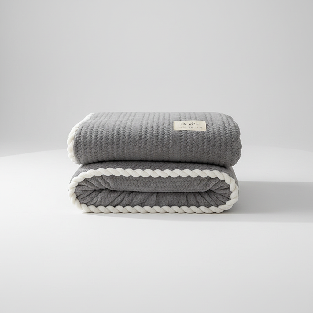Bella | Knit Coral Throw Blanket