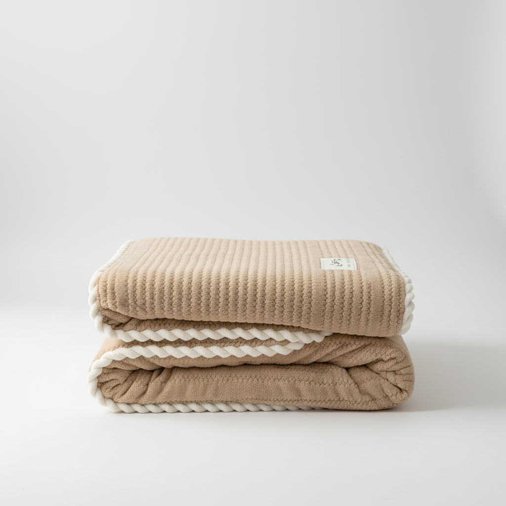 Bella | Knit Coral Throw Blanket