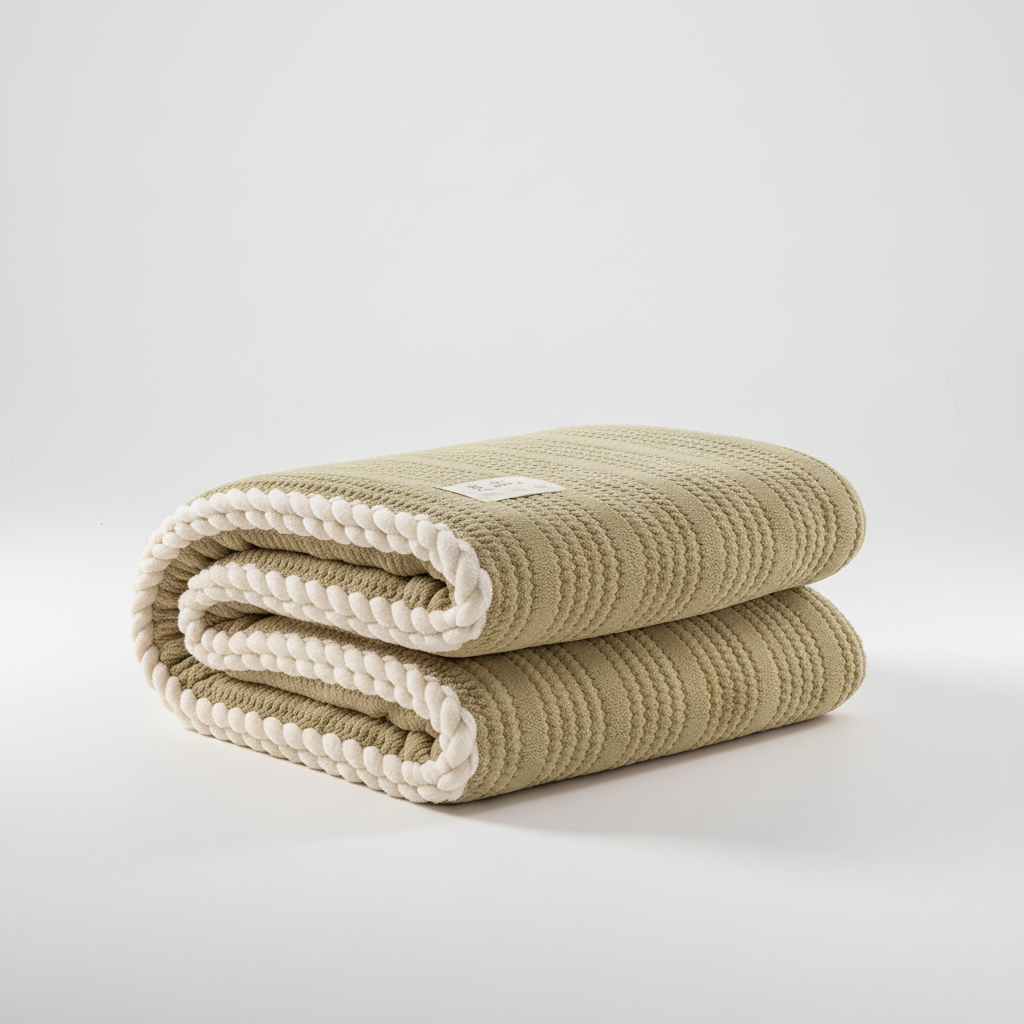 Bella | Knit Coral Throw Blanket