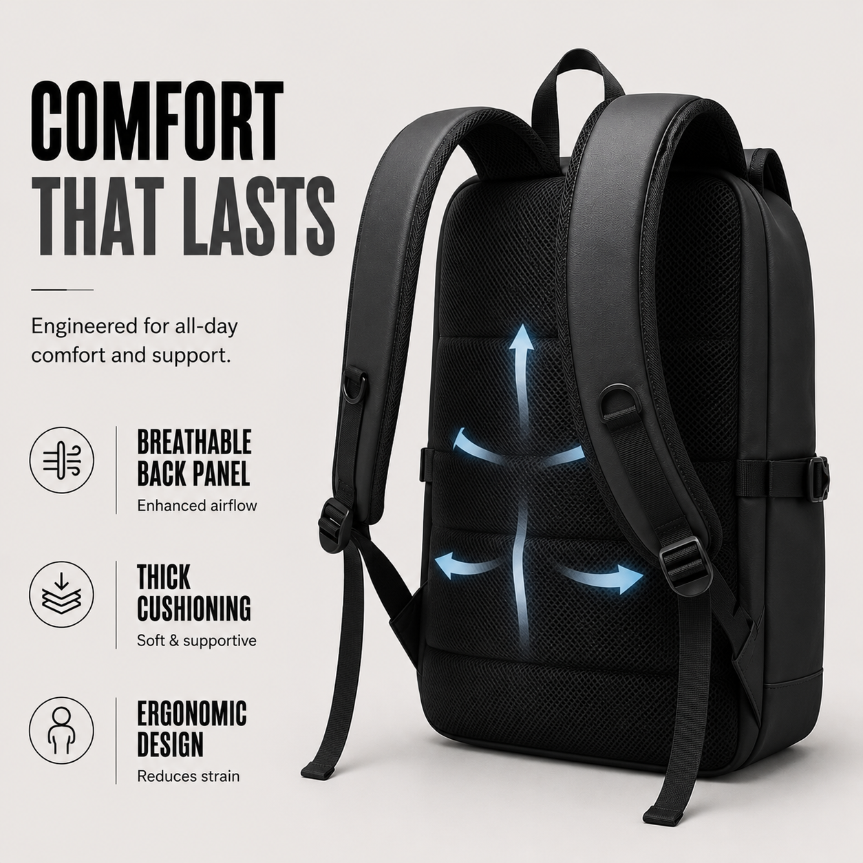 Bella | Large Capacity Commuter Backpack