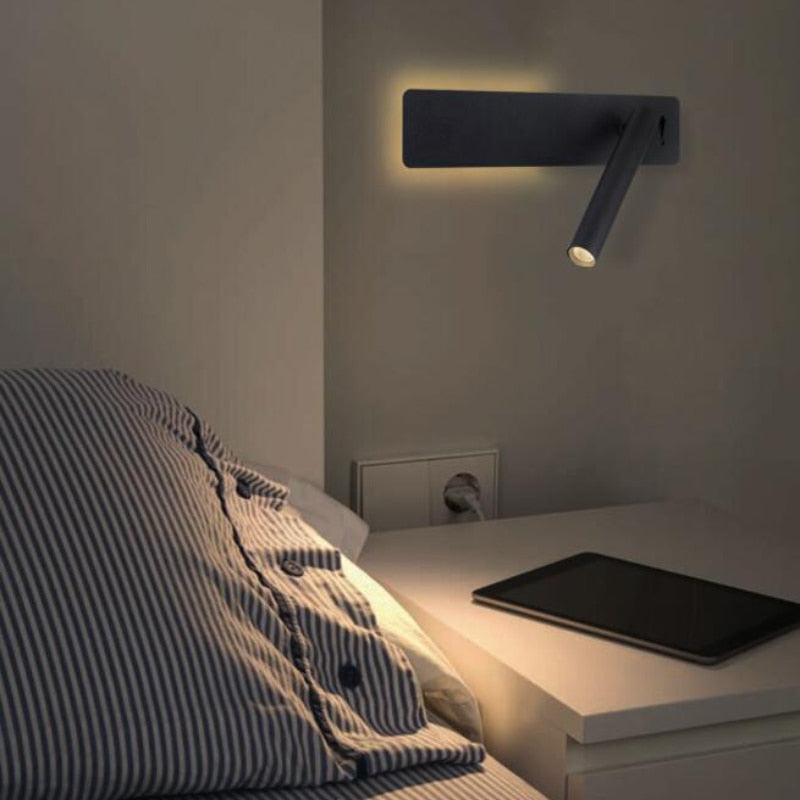 Bella | LED Wall Reading Light | Swivel Arm, Warm Reading Light