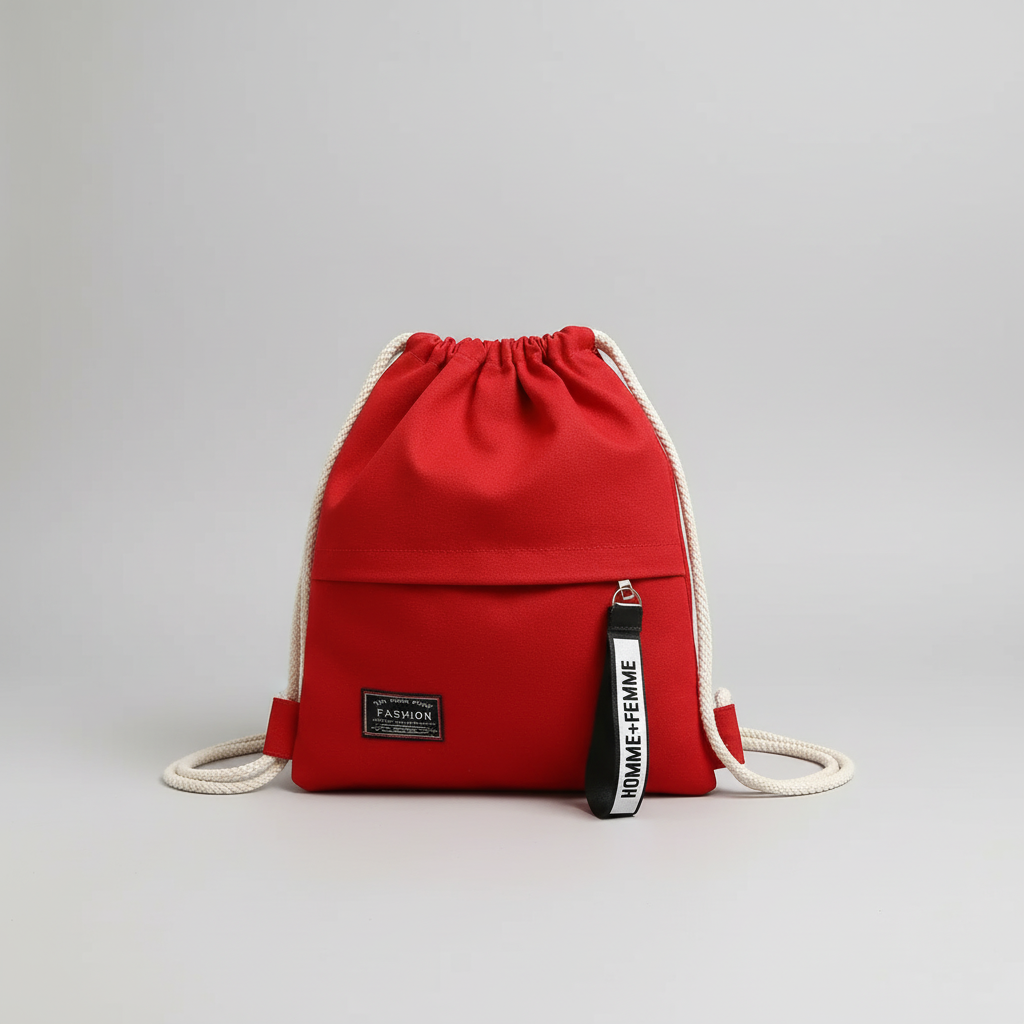 Bella | Linenovo Soft Linen Drawstring Backpack