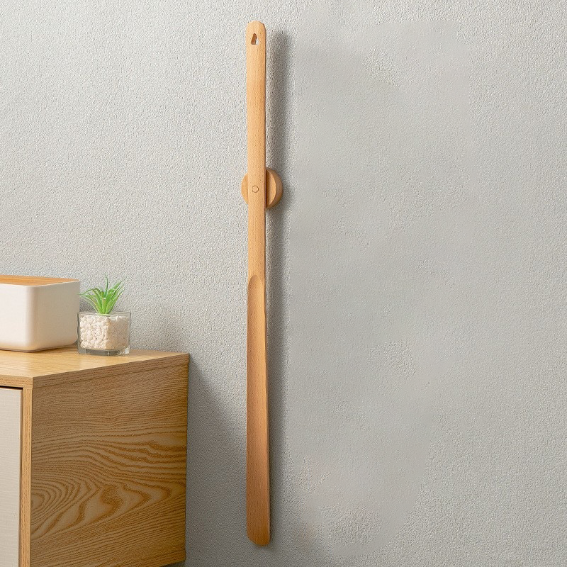 Bella | Long-Handled Shoe Horn | Magnetic Wooden Design | Natural Wood