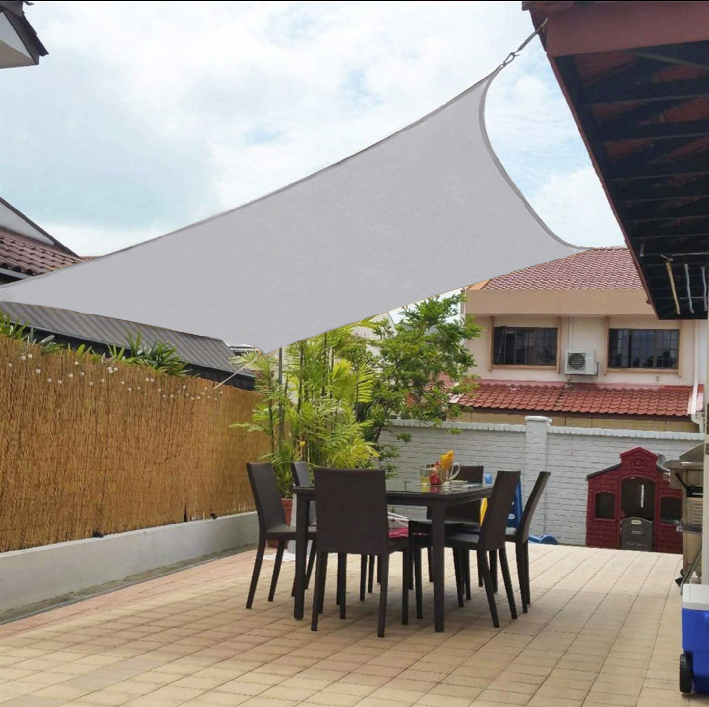 Bella Luxe Sun Shade Sail | Water-Repellent & Protective, Decorative for Your Balcony or Patio!