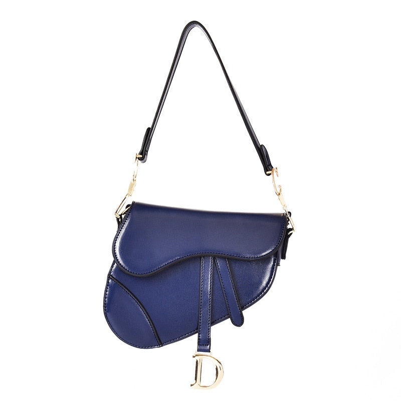Bella - Luxurious Women's Shoulder Bag - Exclusive PU Leather Saddle Bag
