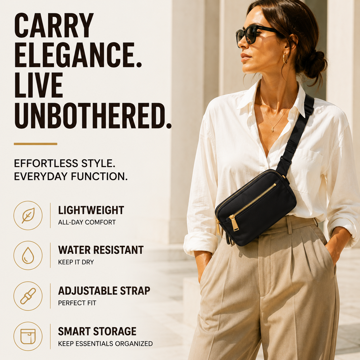 Bella | Marvella Lightweight Waterproof Waist Pack