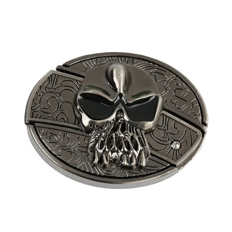 Bella | Men's Leather Punk Belt | Vintage Metal Buckle Designs