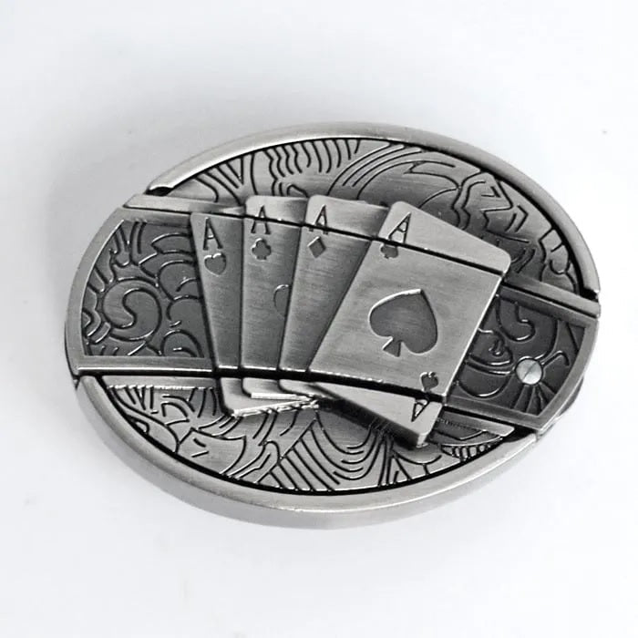 Bella | Men's Leather Punk Belt | Vintage Metal Buckle Designs