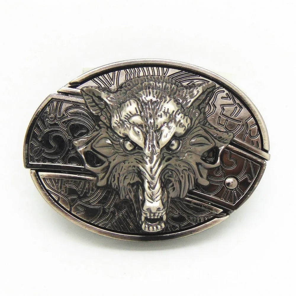 Bella | Men's Leather Punk Belt | Vintage Metal Buckle Designs