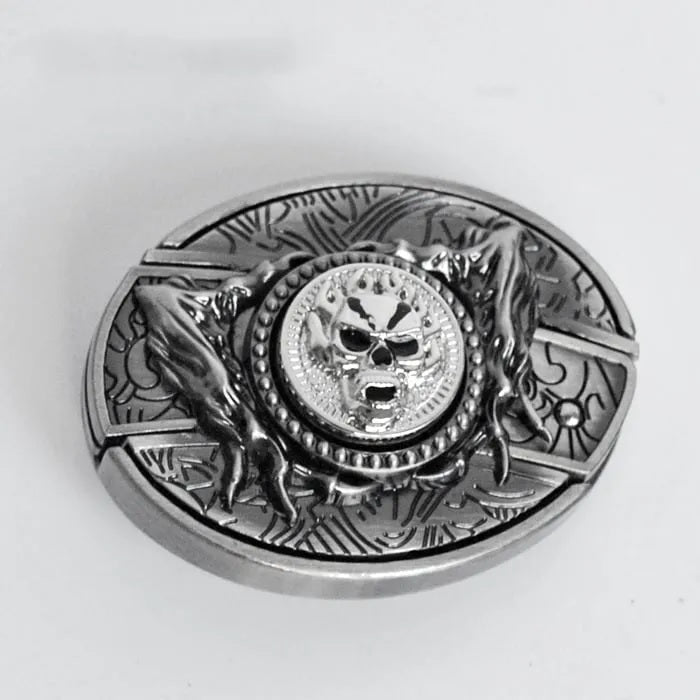 Bella | Men's Leather Punk Belt | Vintage Metal Buckle Designs