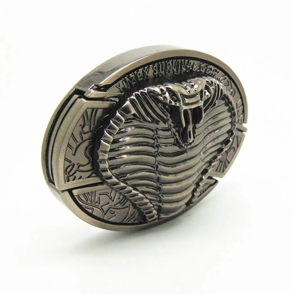 Bella | Men's Leather Punk Belt | Vintage Metal Buckle Designs