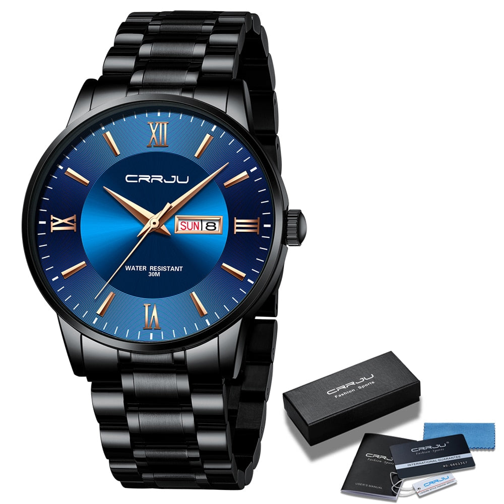 Bella | Men's Luxury Waterproof Sports Watch – Stainless Steel Quartz Chronograph
