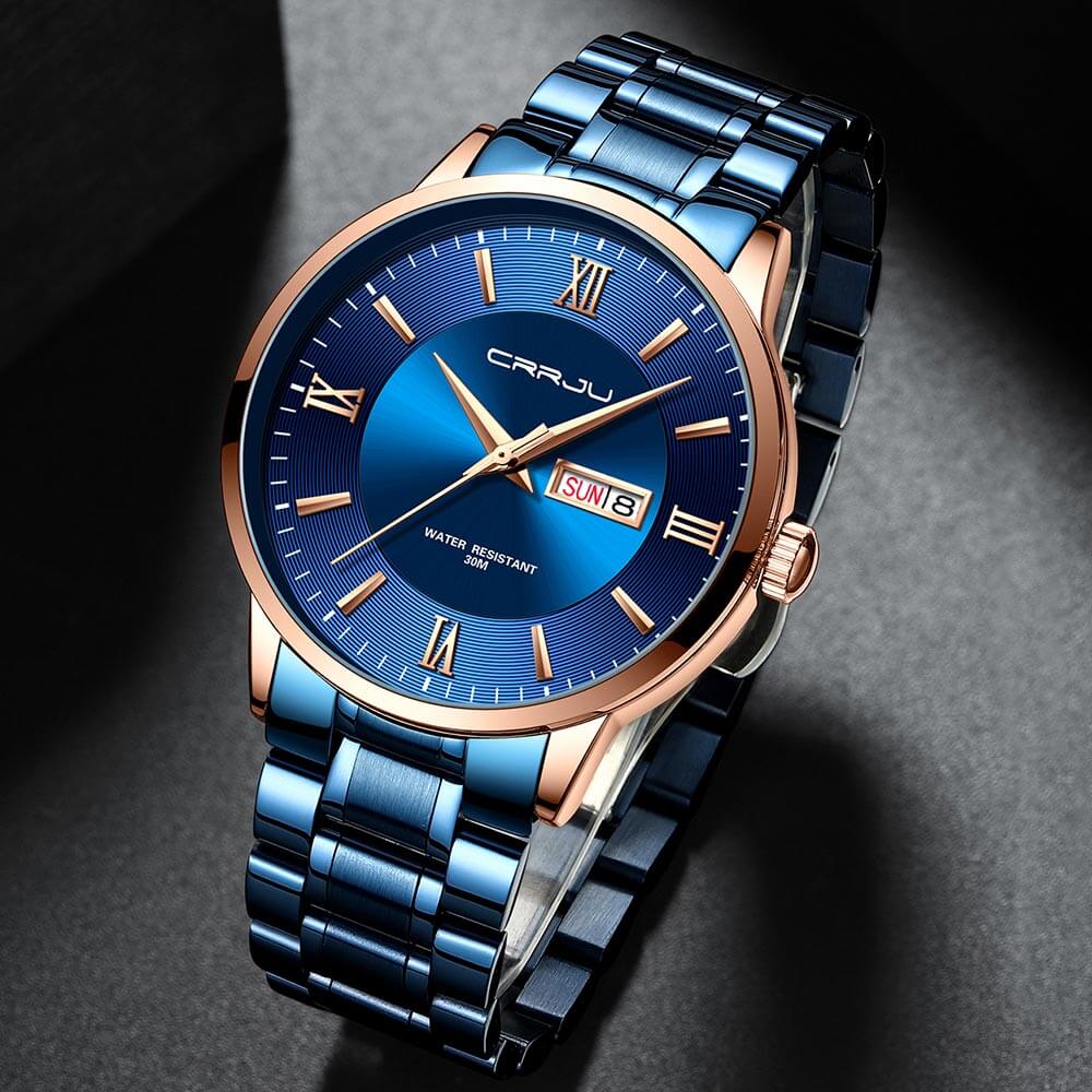 Bella | Men's Luxury Waterproof Sports Watch – Stainless Steel Quartz Chronograph