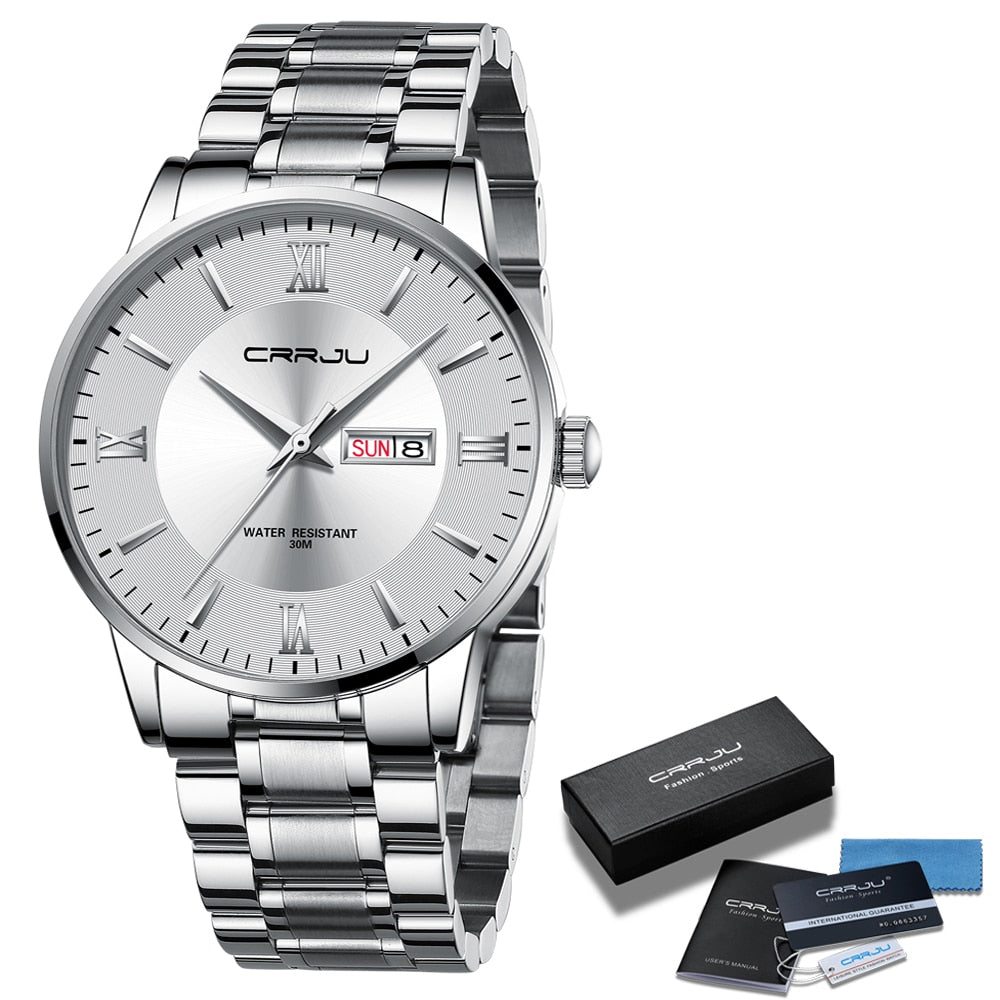Bella | Men's Luxury Waterproof Sports Watch – Stainless Steel Quartz Chronograph