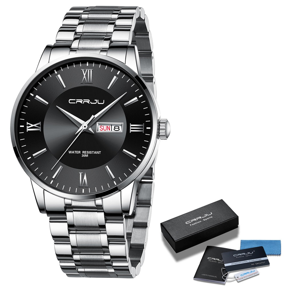 Bella | Men's Luxury Waterproof Sports Watch – Stainless Steel Quartz Chronograph