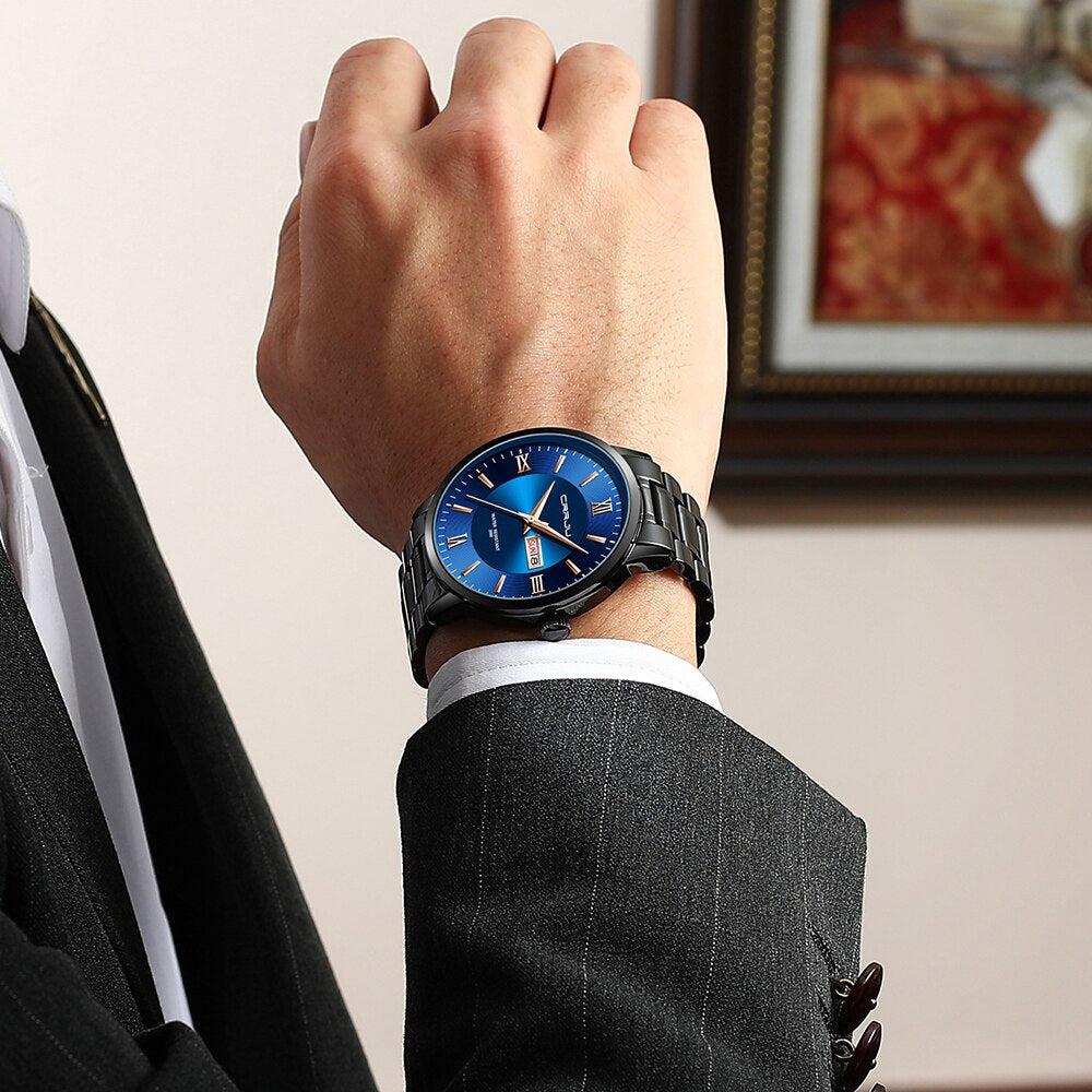 Bella | Men's Luxury Waterproof Sports Watch – Stainless Steel Quartz Chronograph
