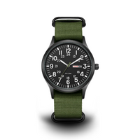 Bella | Men’s Rugged Outdoor Watch – Waterproof Military-Style Stainless Steel Timepiece