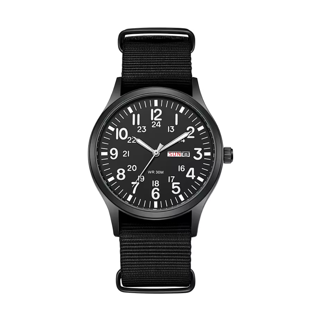 Bella | Men’s Rugged Outdoor Watch – Waterproof Military-Style Stainless Steel Timepiece